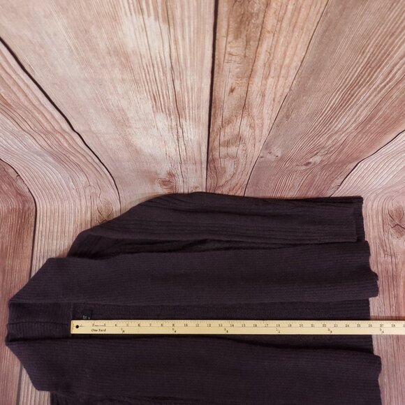 Allsaints Womens Size 10 Galaxy Flex Cardigan Mohair Wool Purple Brown - Picture 11 of 11